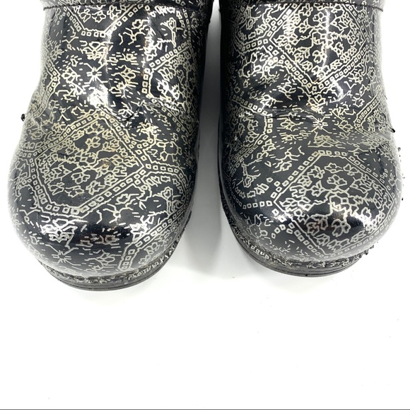 Dansko metallic black and silver clogs size 42 - Picture 4 of 10